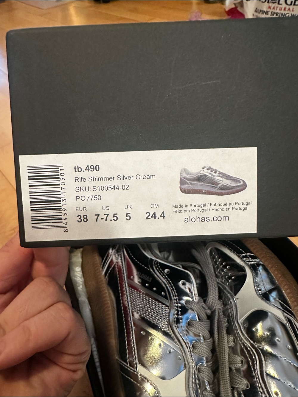 Alohas - TB.490 RIFE SHIMMER SILVER